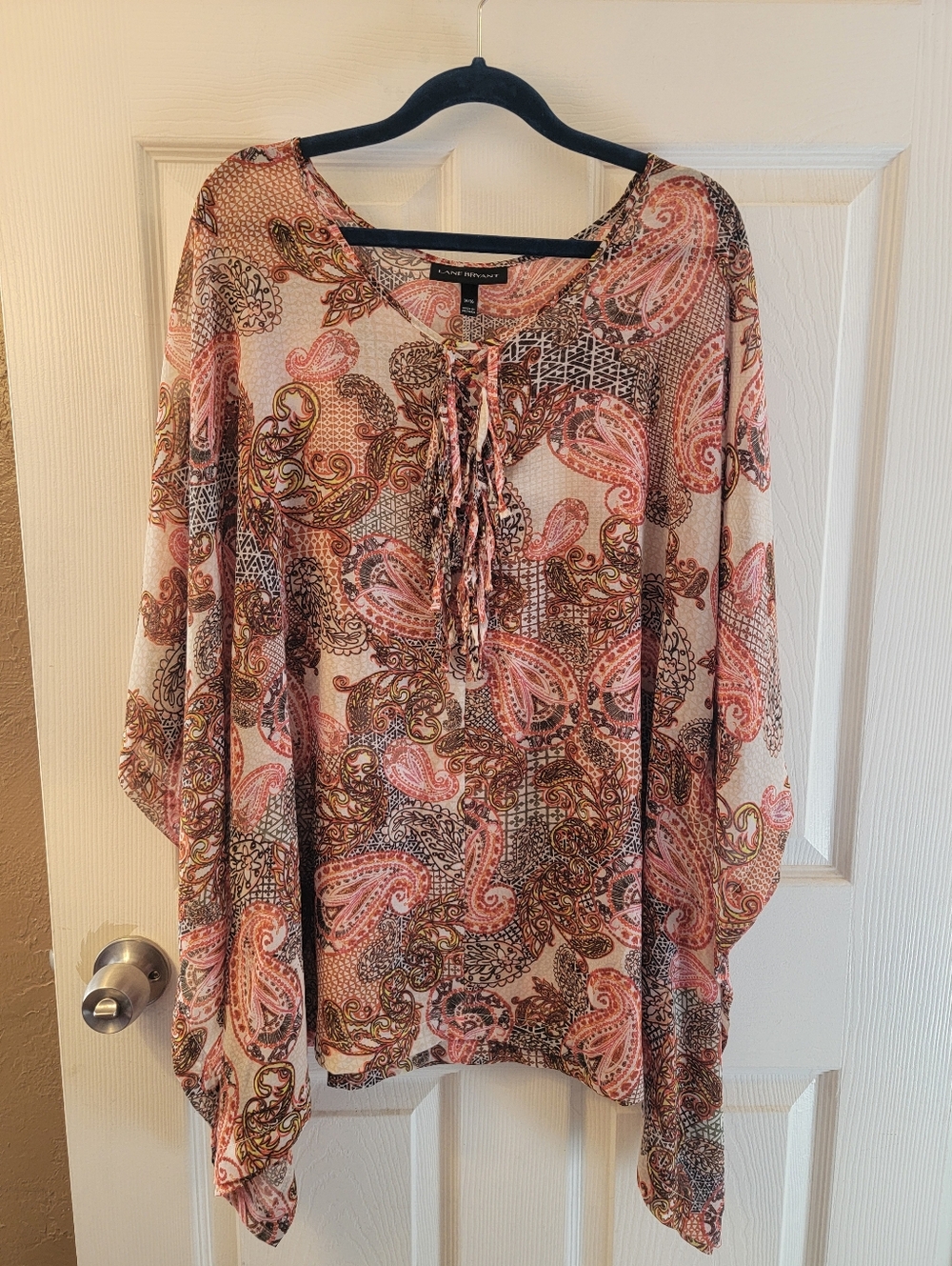 Women’s Top - Flowy Pink/Brown